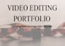 do professional video editing